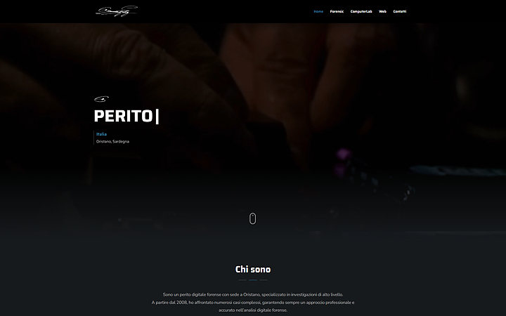Anteprima del sito di Giacomo Festa
