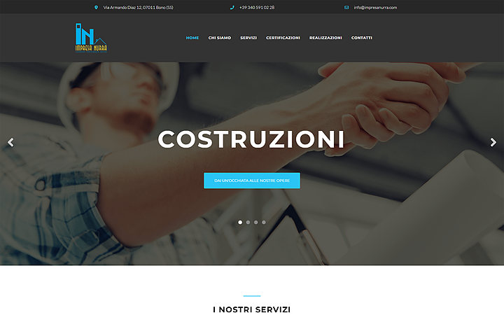 Anteprima del sito Impresa Nurra